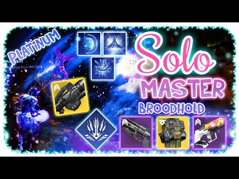 Solo 1280 Ordeal Master Nightfall Titan - Broodhold - Destiny 2 - Commentary ( Platinum Rank )