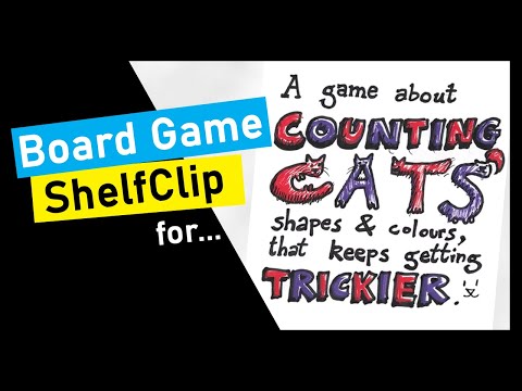 ShelfClips: A game about counting cats (Short Board Game Preview)
