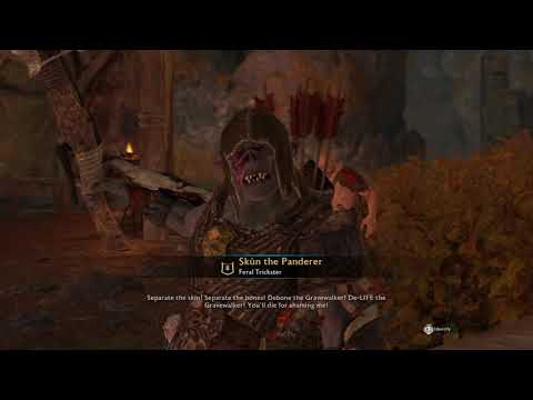 Shadow of war- My creepiest uruk