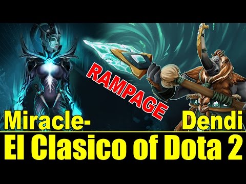 Miracle- Phantom Assassin vs Dendi Magnus | El Clasico of Dota | Dota 2 Gameplay Ranked Match