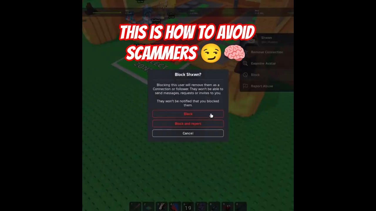 This is how you avoid scams! 😏 #sab #robloxedit #shorts