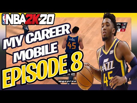22 POINT GAME Off The BENCH VS Jazz | NBA 2K20 Mobile My Career Ep 8