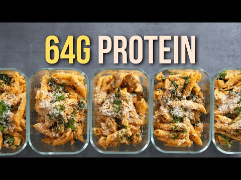 64g High Protein Pasta Meal Prep