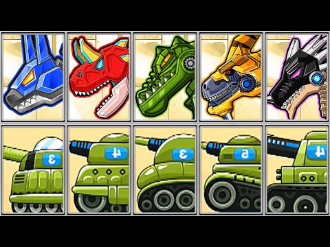 War of Tank + Dino Robot Corps - Full Game Play