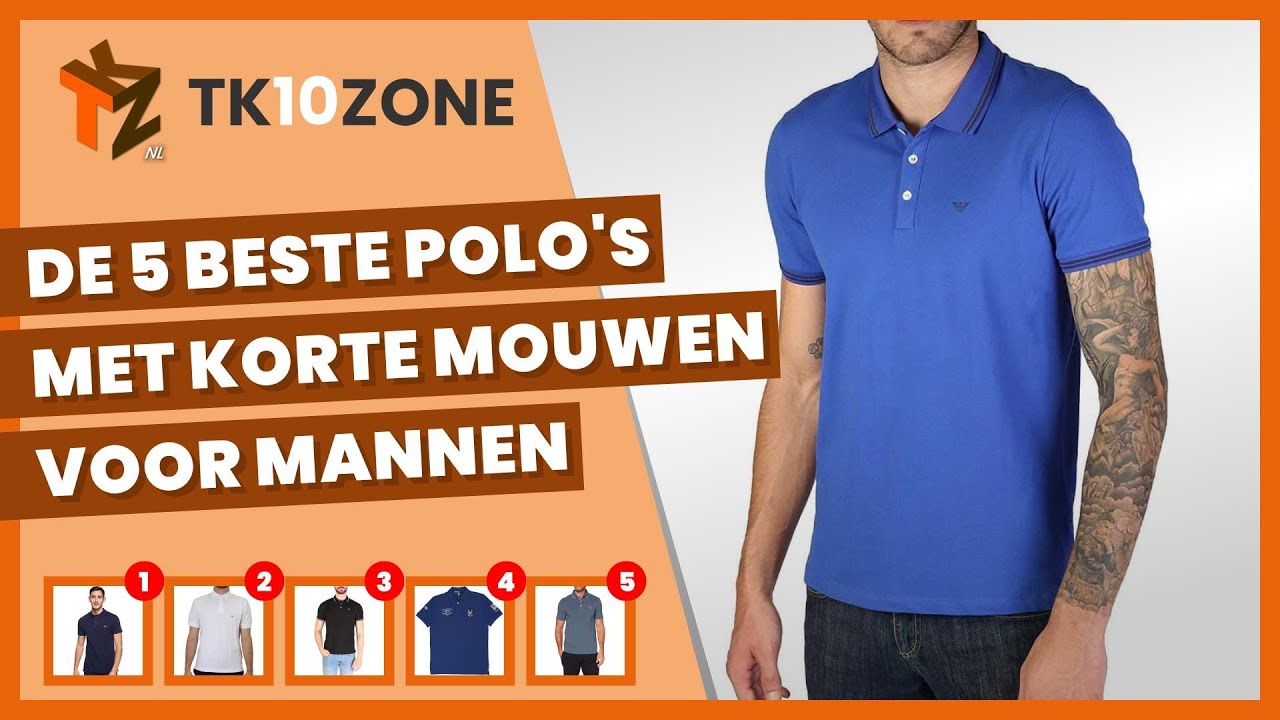 De 5 beste polo's met korte mouwen voor mannen