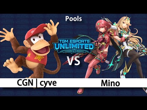 TGM eSports Unlimited - Pools - CGN | cyve (Diddy Kong) vs. Mino (Pyra&Mythra)