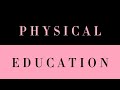 Physical Education Intro Black Pink Text