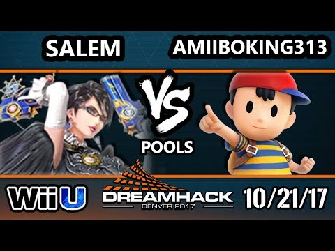 DHDEN17 Smash 4 - MVG | Salem (Bayonetta) Vs. Amiiboking313 (Ness) - Wii U Singles Pools