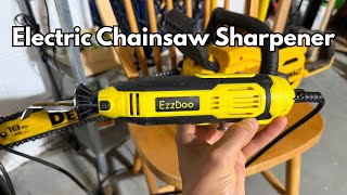 Electric Chainsaw Sharpener - EzzDoo - How to Quickly Sharpen Chainsaws