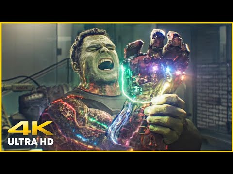 Hulk Snaps - Brings Everyone Back | Avengers Endgame (Open Matte) [4K UHD]