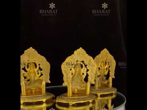 Gold Plated Laxmi Ganesh