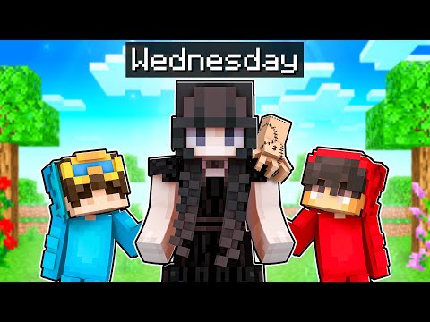 Adopted by WEDNESDAY in Minecraft!