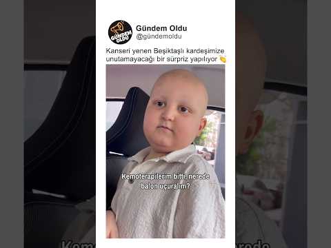 Kanseri yenen Beşiktaşlı kardeşimize unutamayacağı bir sürpriz yapılıyor 👏