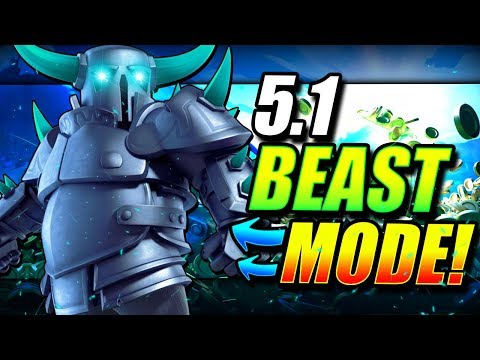 PEKKA GOD MODE!! NEW 5.1 SUPER HEAVY DECK DESTROYS META!!