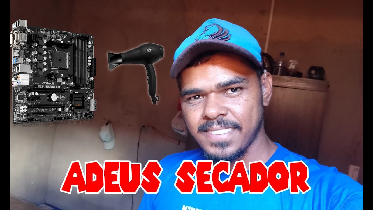 PC AMD SO LIGA COM SECADOR DISCUBRI O PROBLEMAS [Marcão]