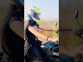 Girl Riding Royal Enfield Wearing Black Churidar Girl Riding Danger Bike Shorts Churidar