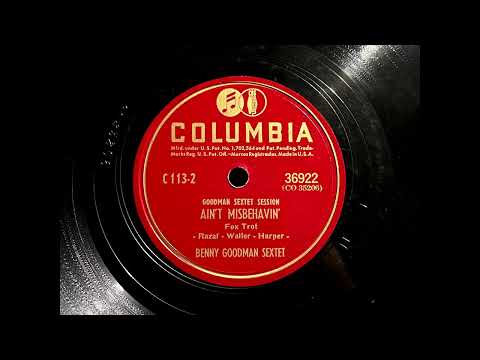 1945 BENNY GOODMAN SEXTET - Ain't Misbehavin' COLUMBIA 10" 36922