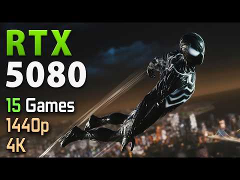 Prestanda i spel — RTX 5080 i 15 spel