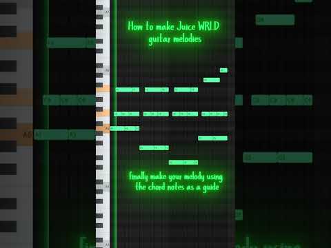 [how to make sad guitar melodies for #juicewrld #producer #beatmaker
