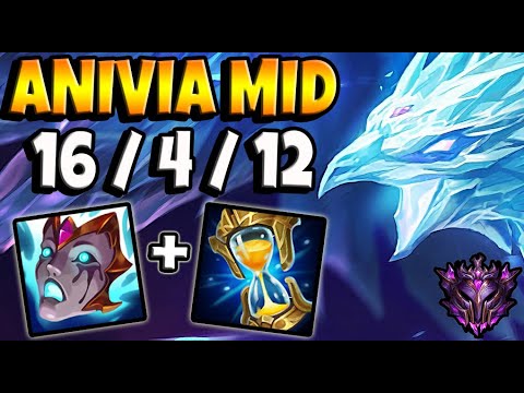 OTP Anivia vs Zed [ MID ] Lol Korea Master Patch 11.17 ✅