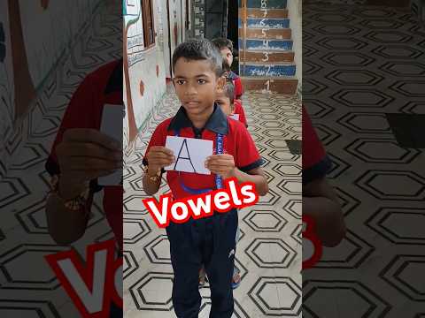 A E I O U | VOWEL | HOW MANY VOWEL #trending #vowels #youtubeshorts #school #shorts #youtube