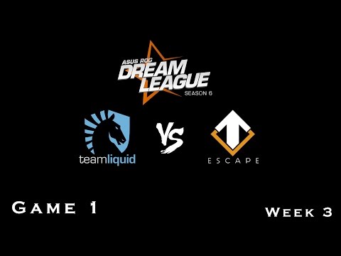 Team Liquid vs Escape Gaming Asus RoG DLS6 W3 Game 1
