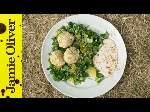 Falafel with spiced tabouleh: French Guy Cooking