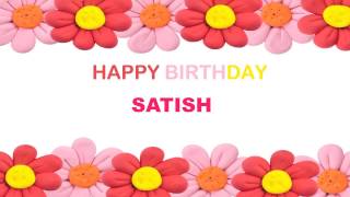 Satish   Birthday Postcards & Postales - Happy Birthday