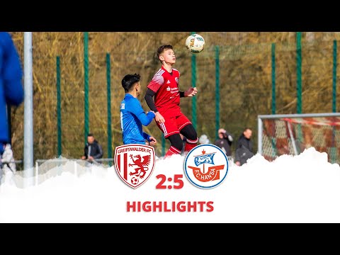 HIGHLIGHTS | Greifswalder FC U15 - FC Hansa Rostock U15 | Landespokal, Saison 21/22