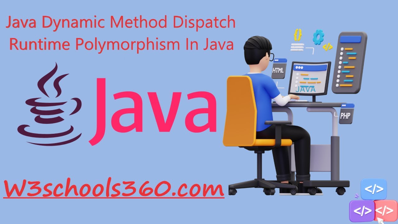 Java Dynamic Method Dispatch | Runtime Polymorphism In Java | W3schools
