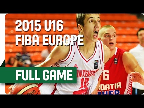 Croatia v Israel - Classification 9 to 16 - Full Game - 2015 U16 European Championship Men