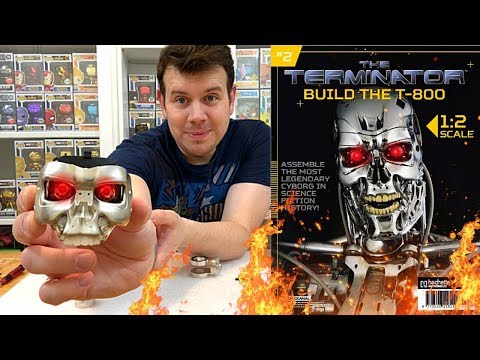 Build The Terminator T-800 Issue 2 - Teeth and Right Arm ( Speed build )