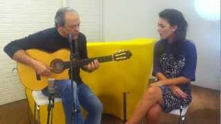 Toquinho e Anna Setton - Bastidores Metrópolis