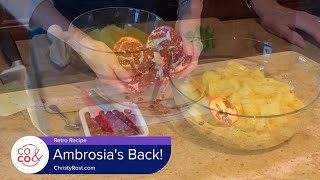 Try A Little Holiday Ambrosia With This Recipe From Christy Rost ...