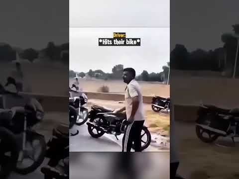 Road Rage Bikers Vandalize Man's Car