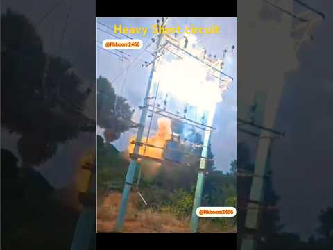 Transformer short circuit | Do work saftey #electrical #electrician #transformers
