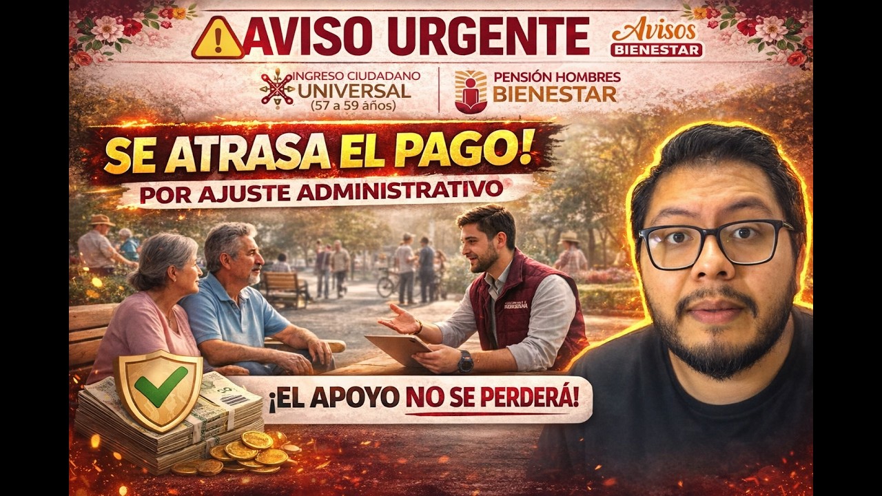 ¡PENSIÓN  HOMBRES BIENESTAR Y INGRESO CIUDADANO! ya esta el pago del bimestre ENERO  - FEBRERO 2026