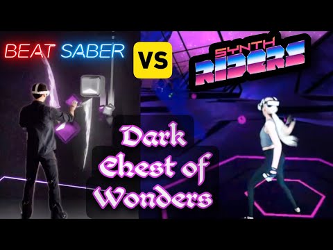 Beat Saber VS Synth Riders - Dark Chest of Wonders - Nightwish - Mixed Reality