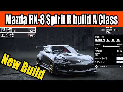 Mazda RX-8 Spirit R build A Class in NFS Unbound - New Build