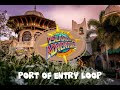 Universal Studios Islands Of Adventure Main Entrance Loop Full Port Of Entry Ocean Trader Market