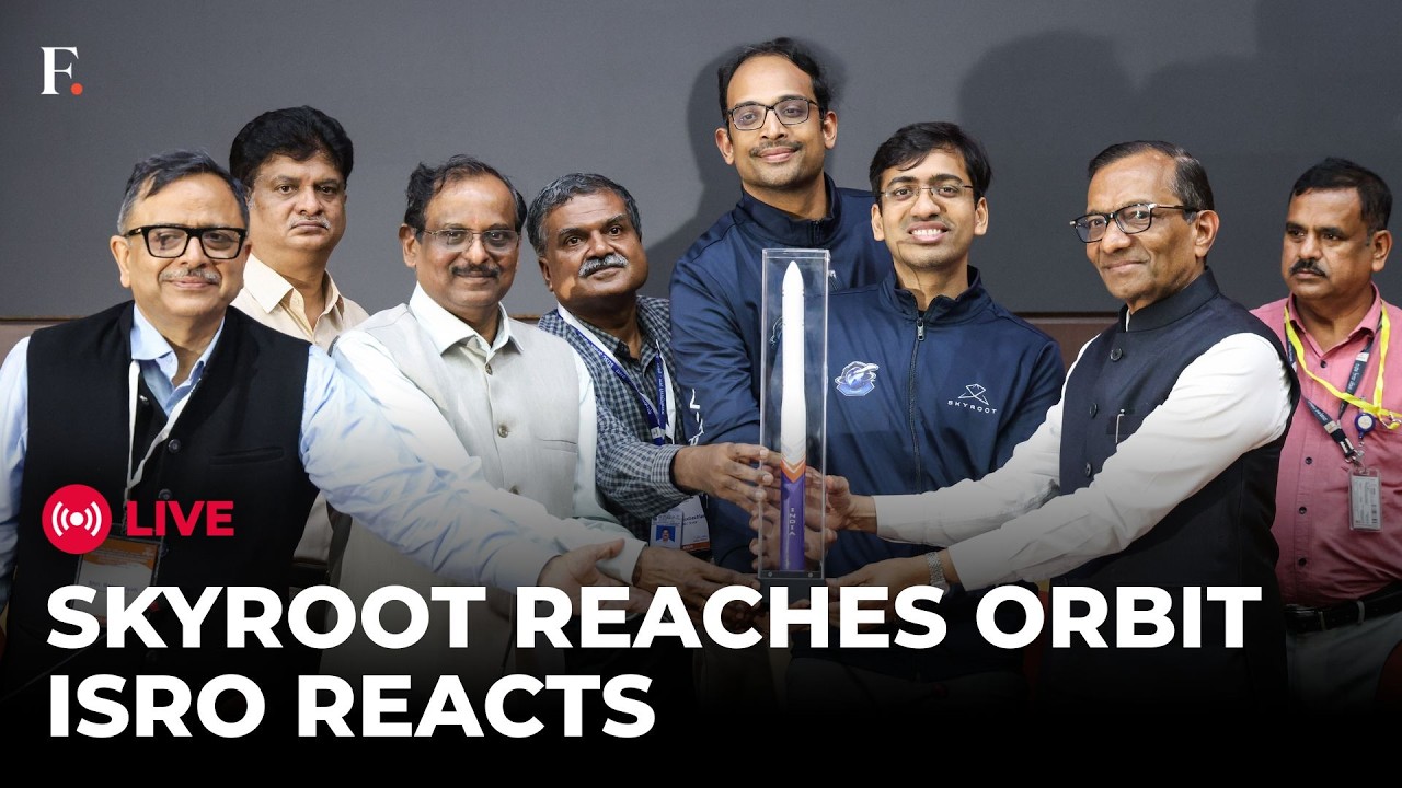 Mission Aagaman LIVE: ISRO Chair, Skyroot CEO Hold Joint Press Conference After Vikram-1 Launch