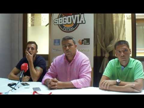 Presentacion de Borja Blanco como nuevo jugador de Naturpellet Segovia Futsal 9/8/2016