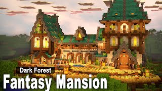 Minecraft: How to build a Fantasy Mansion| Tutorial [Part 1]