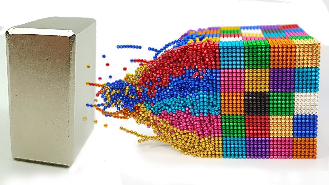 Playing with 60 000 Magnetic Balls ? Slow Motion ? 100+1% Satisfying Video