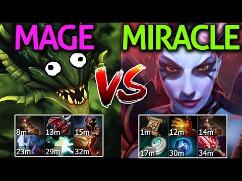 Miracle- [Queen of Pain] VS MagE [Viper] Dota 2 EU Ranked