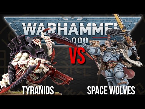 Tyranids Vs Space Wolves - Warhammer 40k 10th Edition