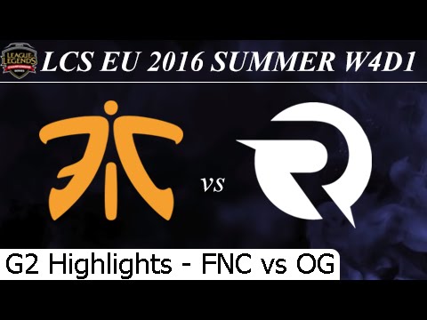 OG vs FNC Game 2 Highlights 23/06/2016 (145k - 152k) - LCS EU Summer 2016 W4D1M3 Fnatic vs Origen