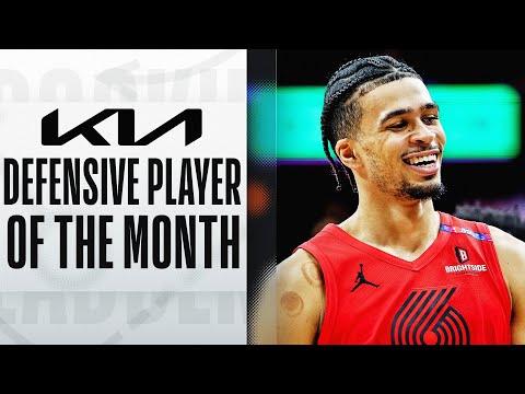 Toumani Camara Is The Kia NBA Western Conference Defensive Player of the Month #KiaDPOTM
