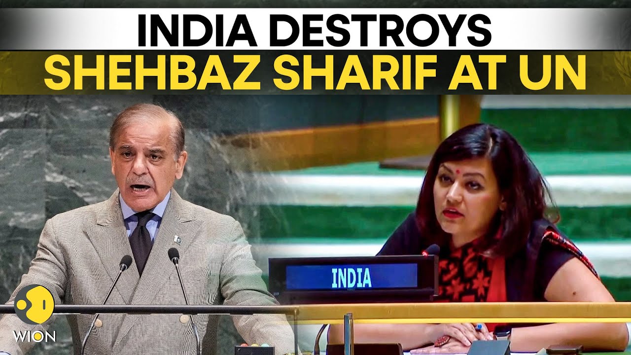 UNGA LIVE | 'Bombing Their Own People': India Slams Pakistan PM Shehbaz Sharif Over UN Speech | WION