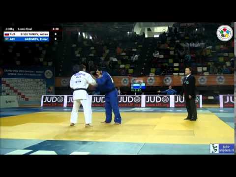 Judo 2014 Grand Prix Samsun: Bisultanov (RUS) - Gasimov (AZE) [-100kg] semi-final